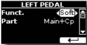 LEFT PEDAL Funct. Soft Part Main+Cp