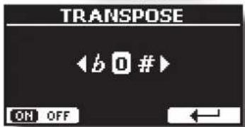 TRANSPOSE ← b 0 # > ON OFF