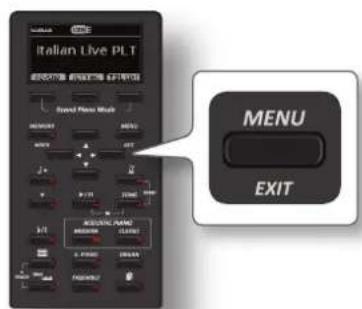 Italian Live PLT MENU EXIT