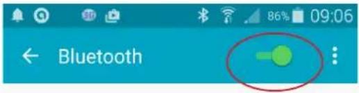 Bluetooth 86% 09:06