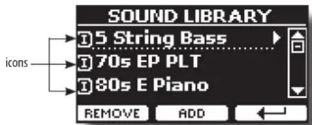SOUND LIBRARY 5 String Bass 70s EP PLT 80s E Piano REMOVE ADD