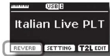 USB Italian Live PLT REVERB SETTING T2L EDIT