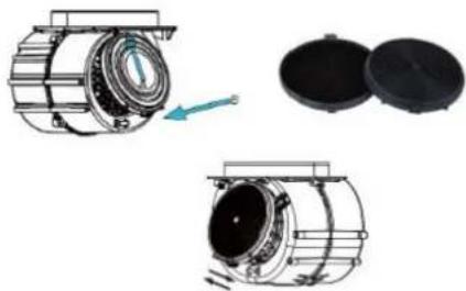 Heinner DCH-650RGBK - FILTRUL CU CĂRBUNE ACTIV - se achiziționează separat - 1
