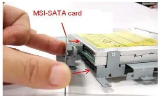AOPEN DE965 - 3-3 Install HDD on Supporter with slim ODD - 4