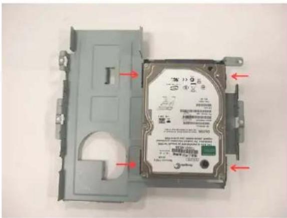 AOPEN DE965 - 3-2-4. and screw HDD with 4pcs of FPH M3 screw (on both flanks) - 1