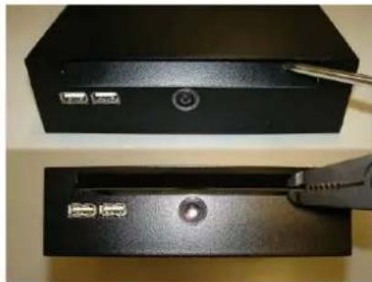 AOPEN DE965 - 4-5-1. Remove ODD door on upper case - 1