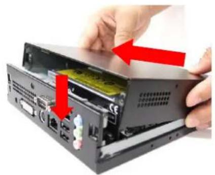 AOPEN DE965 - 4-6.Screw the upper case - 1
