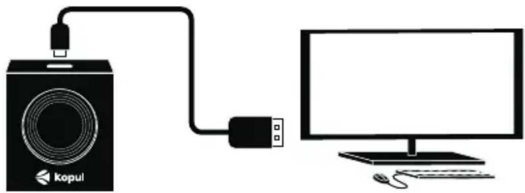 Kopul MC-USB - Connecting the MC-USB - 1