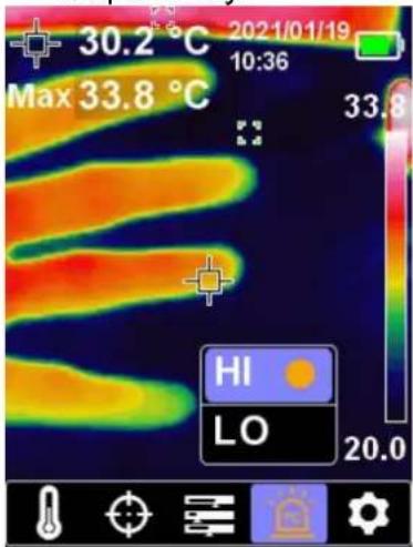 30.2 °C Max 33.8 °C 2021/01/19 10:36 33.8 HI LO 20.0