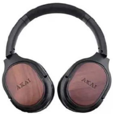 AKAI BTH-W150ANC - Drevené slúchadlá Bluetooth - 1