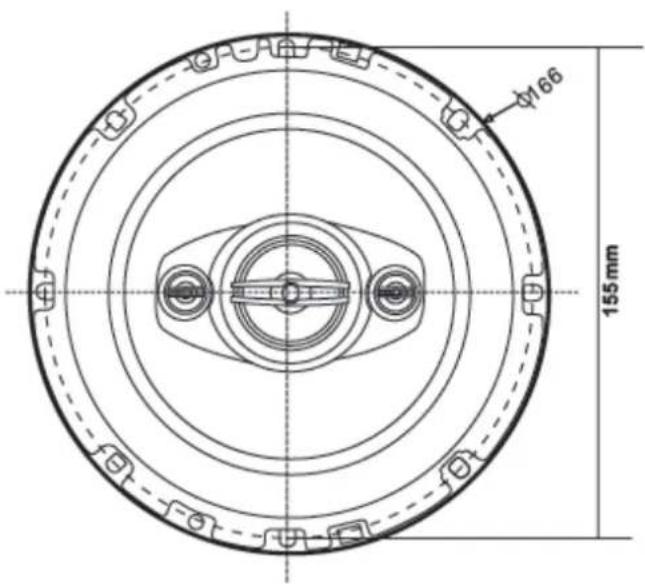Ø166 155mm