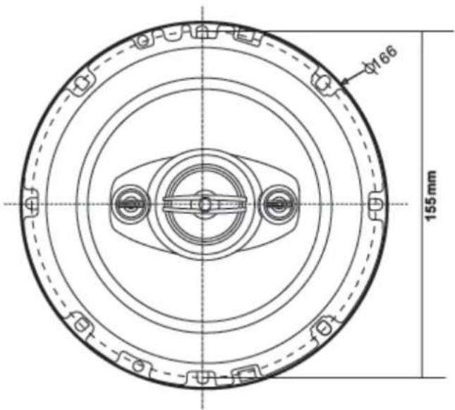 Ø166 155mm