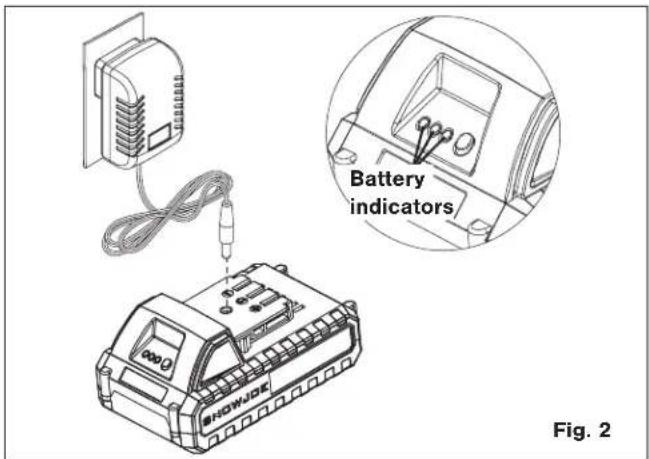 Sun Joe 24V-LT12-LTE - Charging the Battery - 2