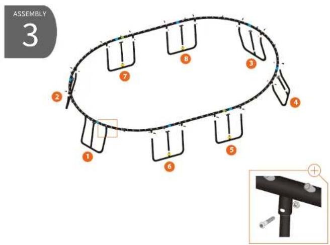ASSEMBLY 3 2 7 8 3 4 1 6 5 +
