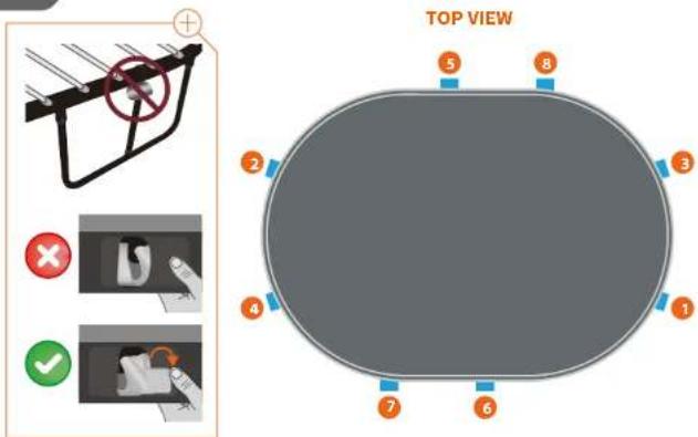 TOP VIEW 5 8 2 3 4 1 7 6