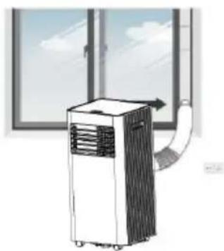 Ausclimate Smart Compact Cold + Dry ACPAC205CB - Attach the Exhaust Hose - 6