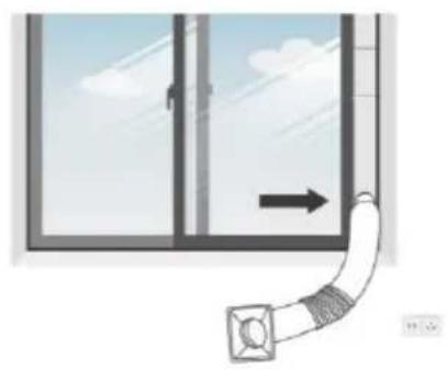 Ausclimate Smart Compact Cold + Dry ACPAC205CB - Attach the Exhaust Hose - 4