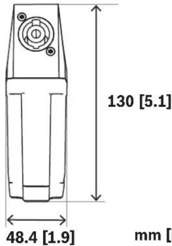 130 [5.1] 48.4 [1.9] mm [i]