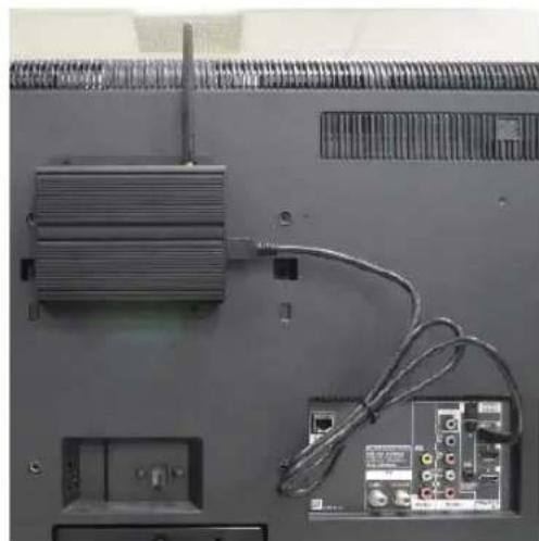 VIEWSONIC NMP599-W-2 - Attach the player on the back of the monitor using Velcro - 1