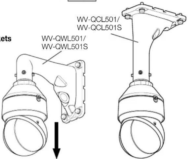 i-PRO WV-QSR506 - - Brackets with heavy salt damage resistance specification - 1
