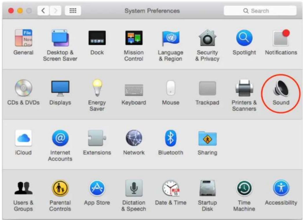 System Preferences General Desktop & Screen Saver Dock Mission Control Language & Region Security & Privacy Spotlight Notifications CDs & DVDs Displays Energy Saver Keyboard Mouse Trackpad Printers & Scanners Sound iCloud Internet Accounts Extensions Network Bluetooth Sharing Users & Groups Parental…