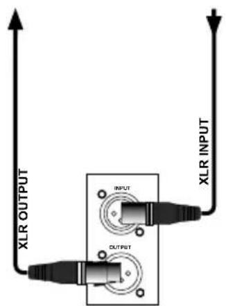 XLR OUTPUT INPUT OUTPUT XLR INPUT