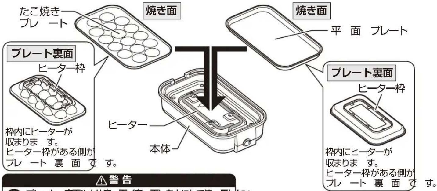 Yamazen YOJ-W160 - プレートを取り付ける - 1