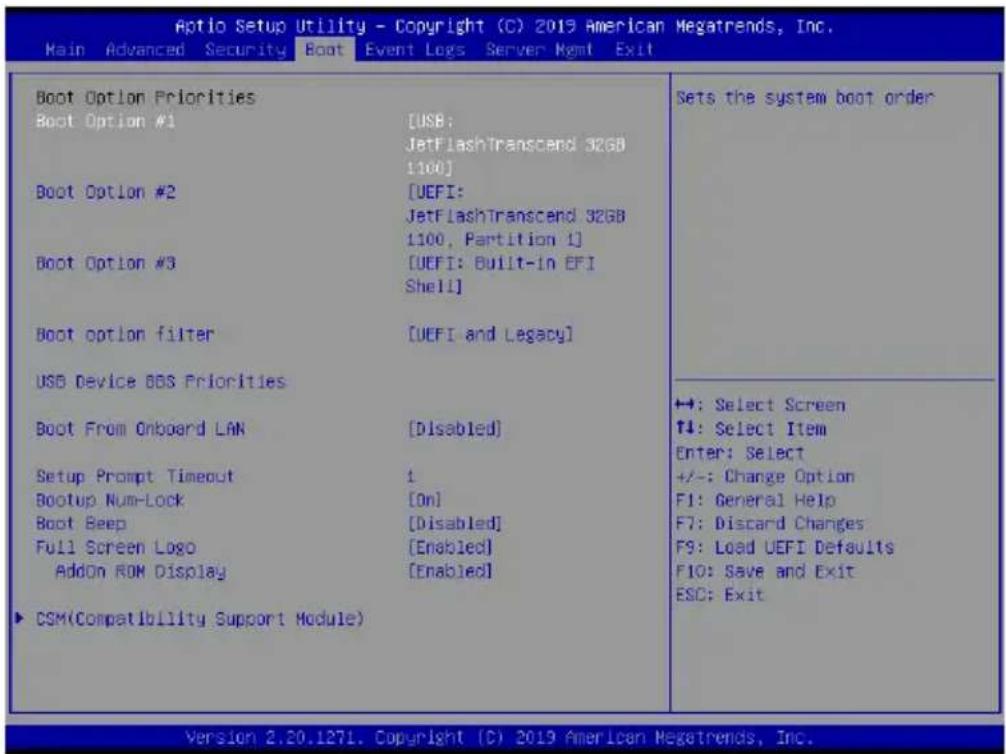 ASROCK Rack D2163D4I2-2T - Boot Screen - 1