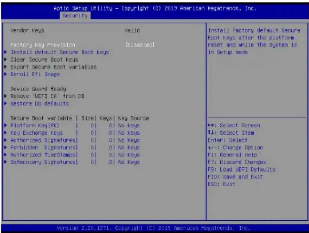 ASROCK Rack D2163D4I2-2T - Key Management - 1