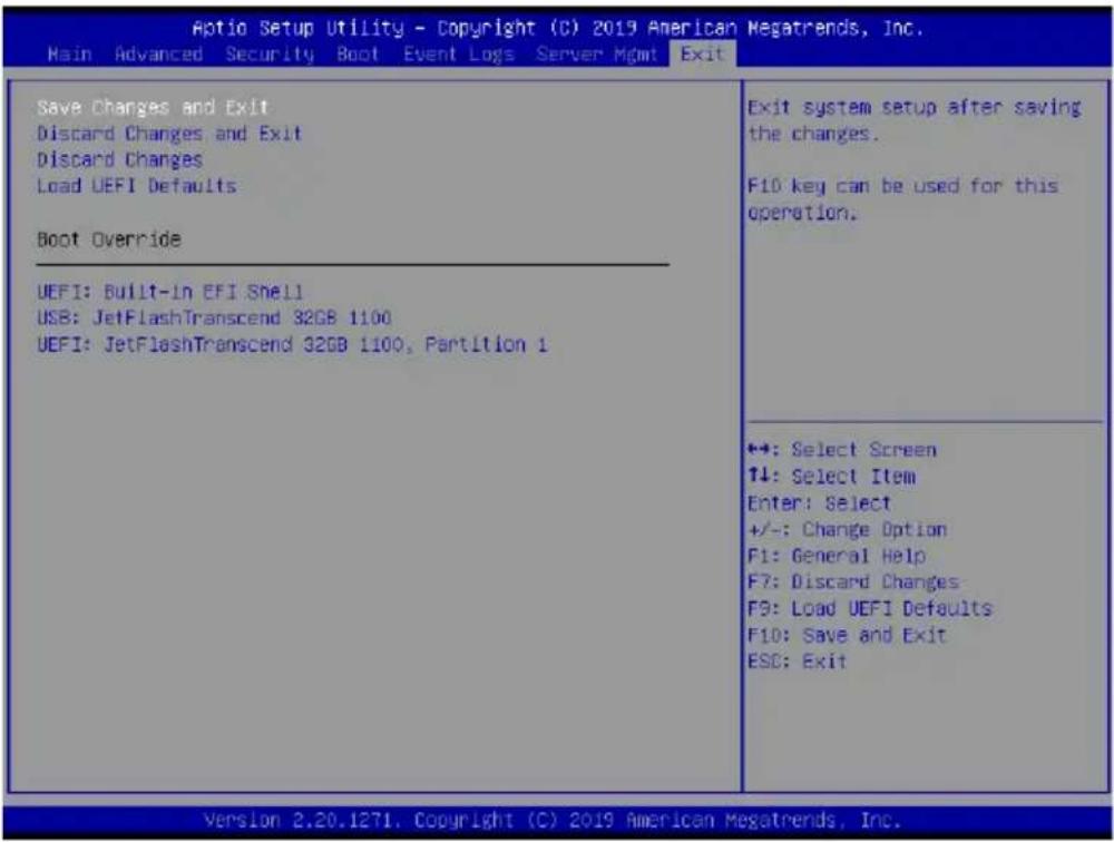ASROCK Rack D2163D4I2-2T - Exit Screen - 1