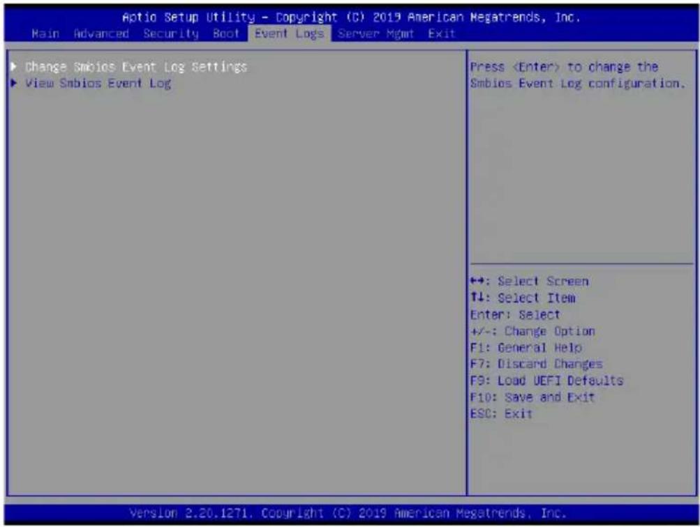 ASROCK Rack D2163D4I2-2T - Event Logs - 1