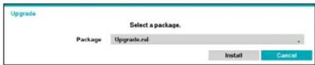 Upgrade Select a package. Package Upgrade.ru Install Cancel