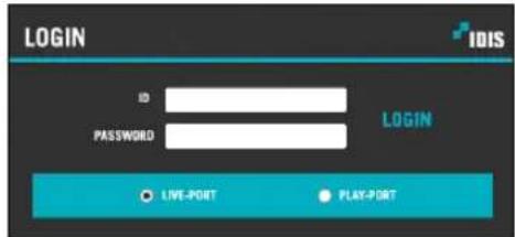 LOGIN ID PASSWORD LOGIN LIVE-PORT PLAY-PORT