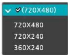 (720X480) 720X480 720X240 360X240