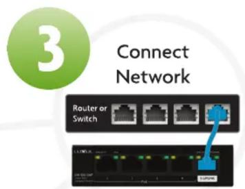 3 Connect Network Router or Switch