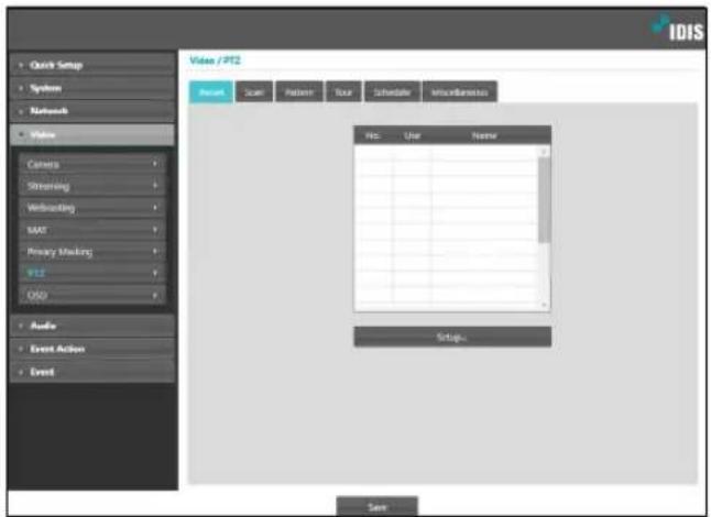 Quick Setup Systems Networks Video Canvas Streaming Webboarding MAT Primary Masking PT2 OSU Audio Event Action Event Video / PT2 Music Scan Pattern Trace Scheduler Miscellaneous Pcs... Use Name Setup... Save