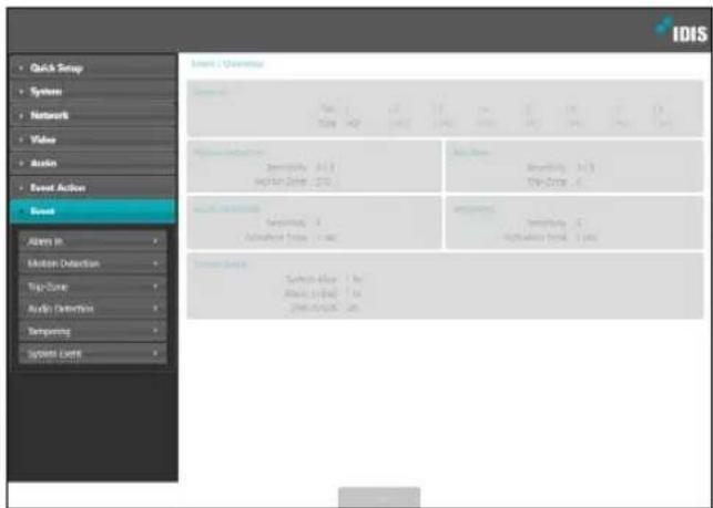 IDIS Quick Setup Systems Network Video Audio Event Action Event / Environment Event Date 12/07/2015 12/07/2014 12/07/2013 12/07/2012 12/07/2011 12/07/2010 12/07/2009 12/07/2008 12/07/2007 12/07/2006 12/07/2005 12/07/2004 12/07/2003 12/07/2002 12/07/2001 12/07/2000 12/07/1999 12/07/1998 12/07/1997 12/07/1996 12/07/1995 12/07/1994 12/07/1993 12/07/1992 12/07/1991 12/07/1990 12/07/1989 12/07/1988 12/07/1987 12/07/1986 12/07/1985 12/07/1984 12/07/1983 12/07/1982 12/07/1981 12/07/1980 12/07/1979 12/07/1978 12/07/1977 12/07/1976 12/07/1975 12/07/1974 12/07/1973 12/07/1972 12/07/1971 12/07/1970 12/07/1969 12/07/1968 12/07/1967 12/07/1966 12/07/1965 12/07/1964 12/07/1963 12/07/1962 12/07/1961 12/07/1960 12/07/1959 12/07/1958 12/07/1957 12/07/1956 12/07/1955 12/07/1954 12/07/1953 12/07/1952 12/07/1951 12/07/1950 12/07/1949 12/07/1948 12/07/1947 12/07/1946 12/07/1945 12/07/1944 12/07/1943 12/07/1942 12/07/1941 12/07/1940 12/07/1939 12/07/1938 12/07/1937 12/07/1936 12/07/1935 12/07/1934 12/07/1933 12/07/1932 12/07/1931 12/07/1930 12/07/1929 12/07/1928 12/07/1927 12/07/1926 12/07/1925 12/07/1924 12/07/1923 12/07/1922 12/07/1921 12/07/1920 12/07/1919 12/07/1918 12/07/1917 12/07/1916 12/07/1915 12/07/1914 12/07/1913 12/07/1912 12/07/1911 12/07/19Event / Environment DateTimeA/DGNDGNDGNDGNDGNDGNDGNDGNDGNDGNDGND Motion DetectionSeptember 3, 3, 4, 5, 6, 8, 9, 4, 5, 6, 8, 4, 5, 6, 8, 4, 5, 6, 8, 4, 5, 6, 8, 4, 5, 6, 8, 4, 5, 6, 8, 4, 5, 6, 8, 4, 5, 6, 8, 4, 5, 6, 8, 4September 3, 3, 4, 5, 6, 8, 4, 5, 6, 8, 4, 5, 6, 8, 4, 5, 6, 8, 4, 5, 6, 8, 4, 5, 6, 8, 4, 5, 6, 8, 4, 5, 6, 8, 4 Motion DetectionSeptember 3, 3, 4, 5, 6, 8, 4, 5, 6, 8, 4, 5, 6, 8, 4, 5, 6, 8, 4, 5, 6, 8, 4, 5, 6, 8, 4