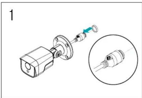 IDIS DC-T4516WRX-A - Waterproof Cable Installation - 2