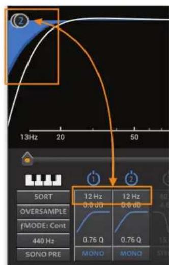 MAAT thEQblue - Textual vs Manual Frequency Settings - 1