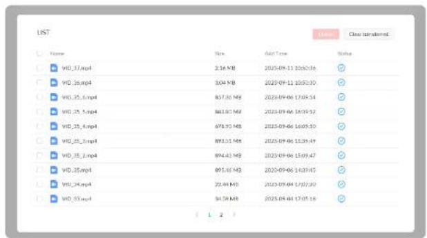 LIST Name Size Data Time Value VIO_37.mp4 216 KB 2025-09-13 10:00:36 ○ VIO_36.mp4 304 KB 2025-09-13 10:50:30 ○ VIO_35_6.mp4 857 KB 2025-09-06 17:05:14 ○ VIO_31_1.mp4 883 KB 2025-09-06 18:09:12 ○ VIO_35_4.mp4 678 KB 2025-09-06 16:05:30 ○ VIO_35_2.mp4 893 KB 2025-09-06 13:39:49 ○ VIO_35_2.mp4 894 KB 2025-09-06 15:09:47 ○ VIO_35.mp4 895 KB 2025-09-06 14:37:45 ○ VIO_34.mp4 72.4 KB 2025-09-04 17:07:30 ○ VIO_35.mp4 51.5 KB 2025-09-04 17:05:16 ○