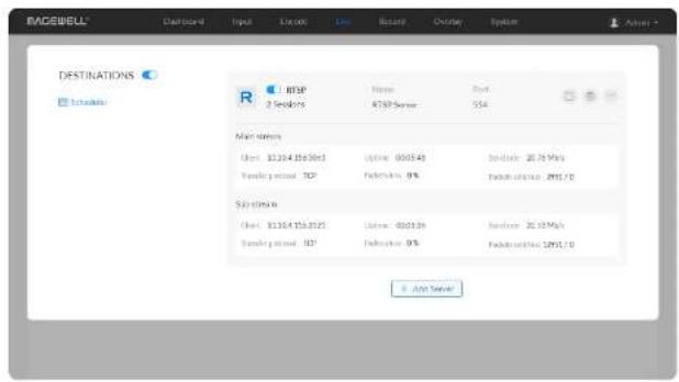 RACEWELL Dashboard Input Log-log File Binary Order System Address DESTINATIONS Startups RISP 2 Sendors Name Port RISP Server 554 Main strings Host: 31364.05.2025 Terminal: 107 Terminal: 000543 Terminal: 0% Terminal: 2017.10 System Host: 31364.05.2025 Terminal: 107 Terminal: 000129 Terminal: 0% Terminal: 2017.10 E-mail Server