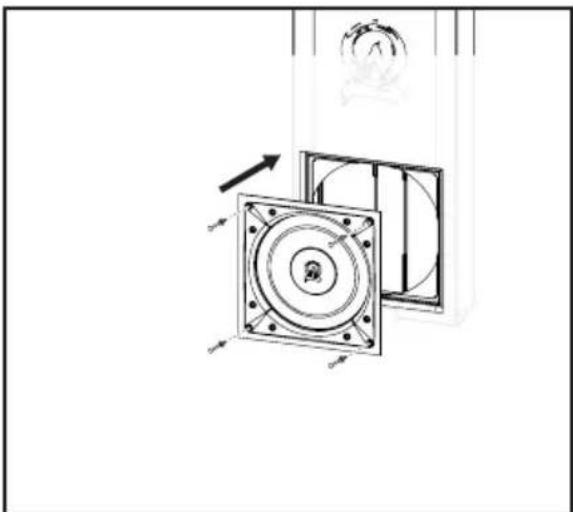 Origin Acoustics CSUB10N - 1) Installing the Subwoofer Baffle - 2