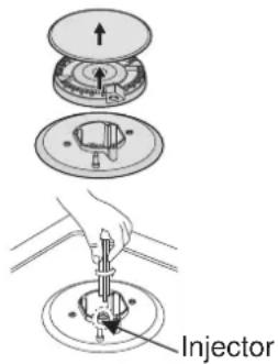 MIDEA 90GT503 - Change the injector of the burners. - 1