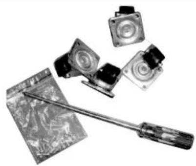MIDEA MDRC207FZF01AP - WHEEL INSTALLATION INSTRUCTIONS (OPTIONAL) - 2