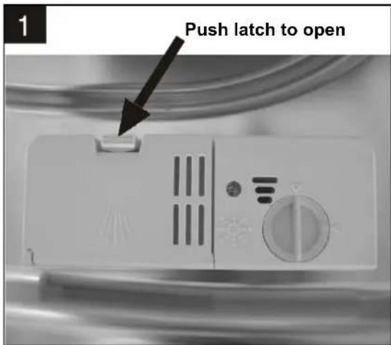 Push latch to open