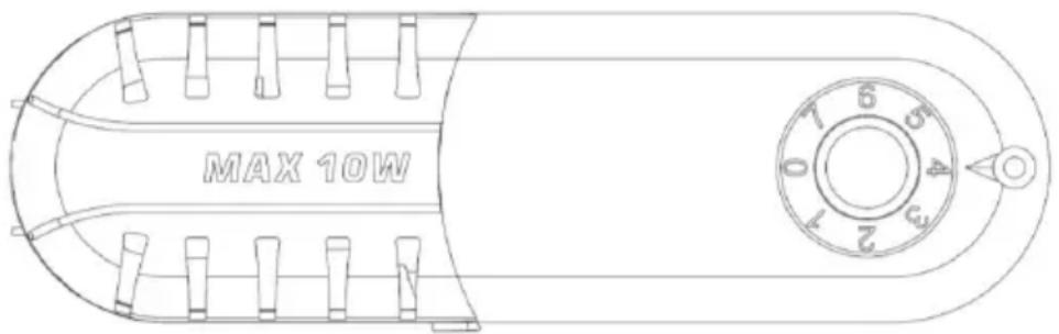 MAX 10W 3Ω 4Ω 5Ω 6Ω 7Ω 8Ω