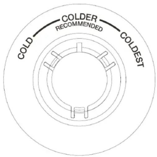 COLD COLDER RECOMMENDED COLDEST