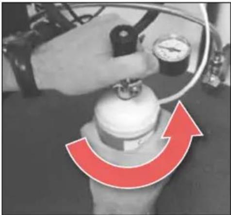 Billi B-5000 Sparkling - Installing the CO_2 cylinder - 2