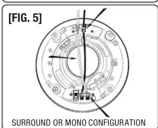 [FIG. 5] SURROUND OR MONO CONFIGURATION