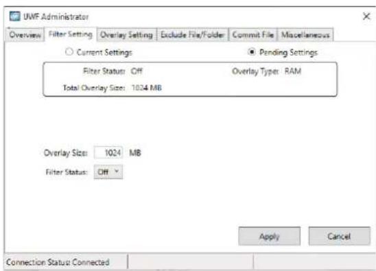 Phoenix Contact BL RACKMOUNT 4U - Filter Setting - 1